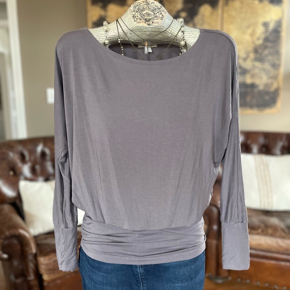 Boston Proper Blouson Long Sleeve Top - Picture 5 of 6